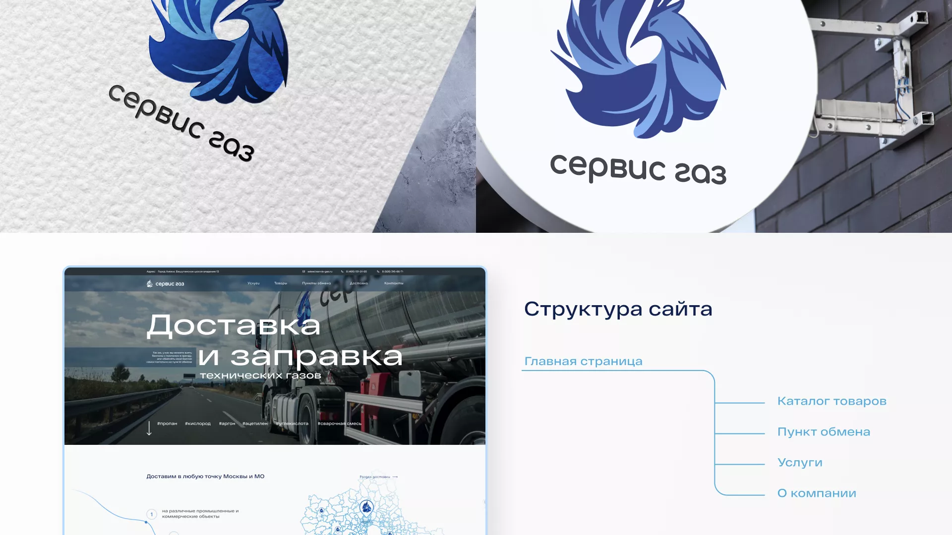 Создание сайта компании «Сервис газ» в Хотьково